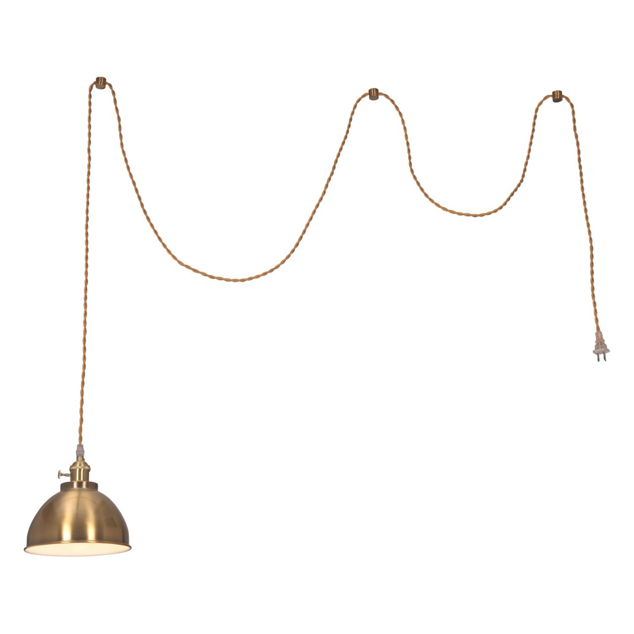 Modern Home 125.5&#x22; Gold Bell Dimmable Ceiling Light Fixture